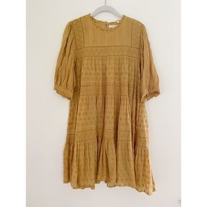 EUC Doen Nerine dress in wheat